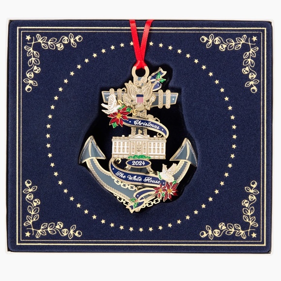 The White House Historical Association 2024 Carter Anchor Christmas Ornament NEW - Picture 4 of 6